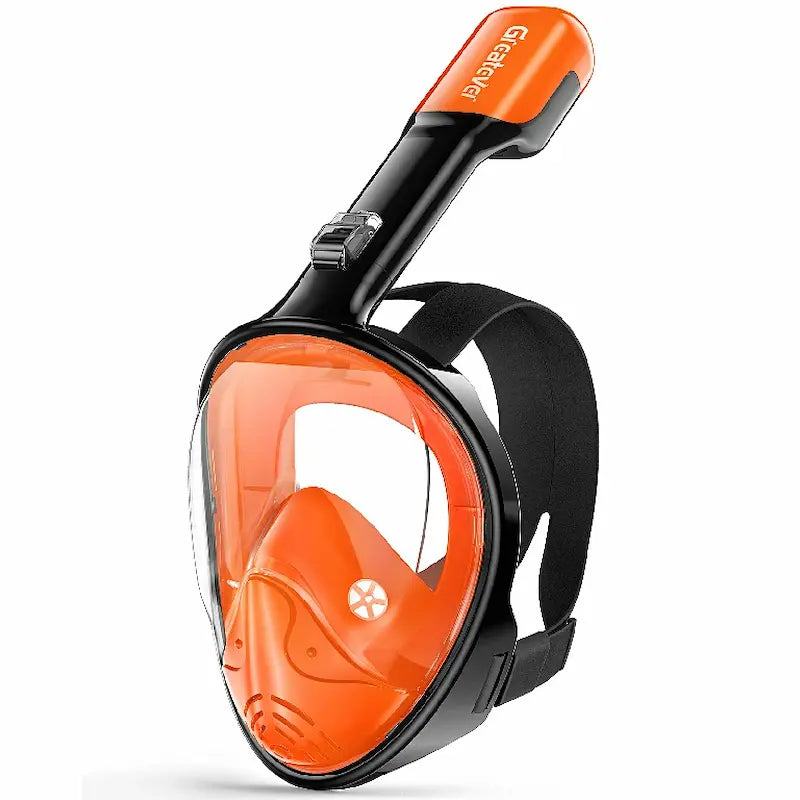 Greatever G1 Full Face Snorkel Mask orange