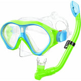 Greatever Green_Blue Kids Snorkel Set