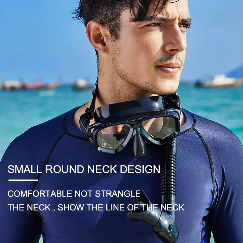 Greatever Men_s Swim Wetsuit Small Round Neck Design