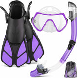 Greatever Purple Goggles_Fins_Snorkel Set-Token