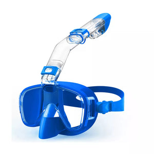 Greatever Transparent Blue G3 Half Face Snorkel Mask