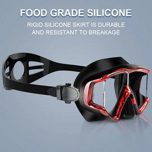 Greatever Tri Lens Diving Goggles Halo Food Grade Silicone