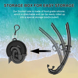 Greatever Wet Snorkel Refined Storage Box For Easy Storage