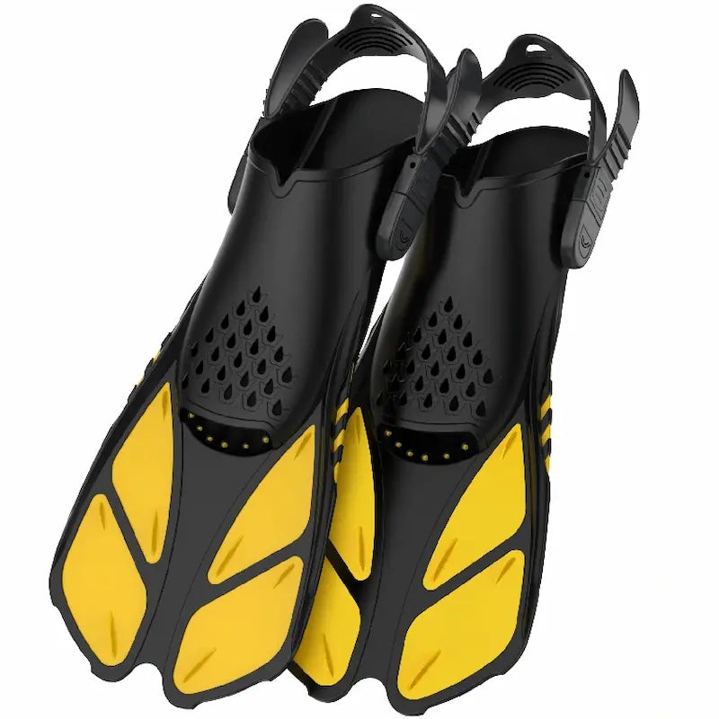 Greatever Yellow Snorkel Fins