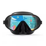 Greatever Black Swim Goggles Kids Adults