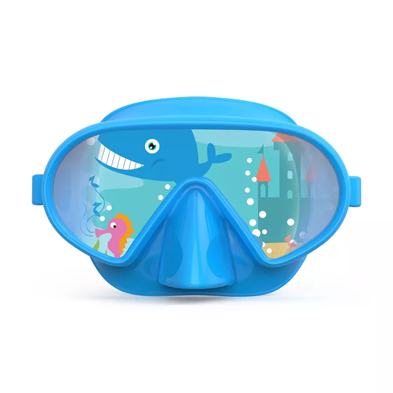 Greatever Blue Swim Goggles Kids Adults