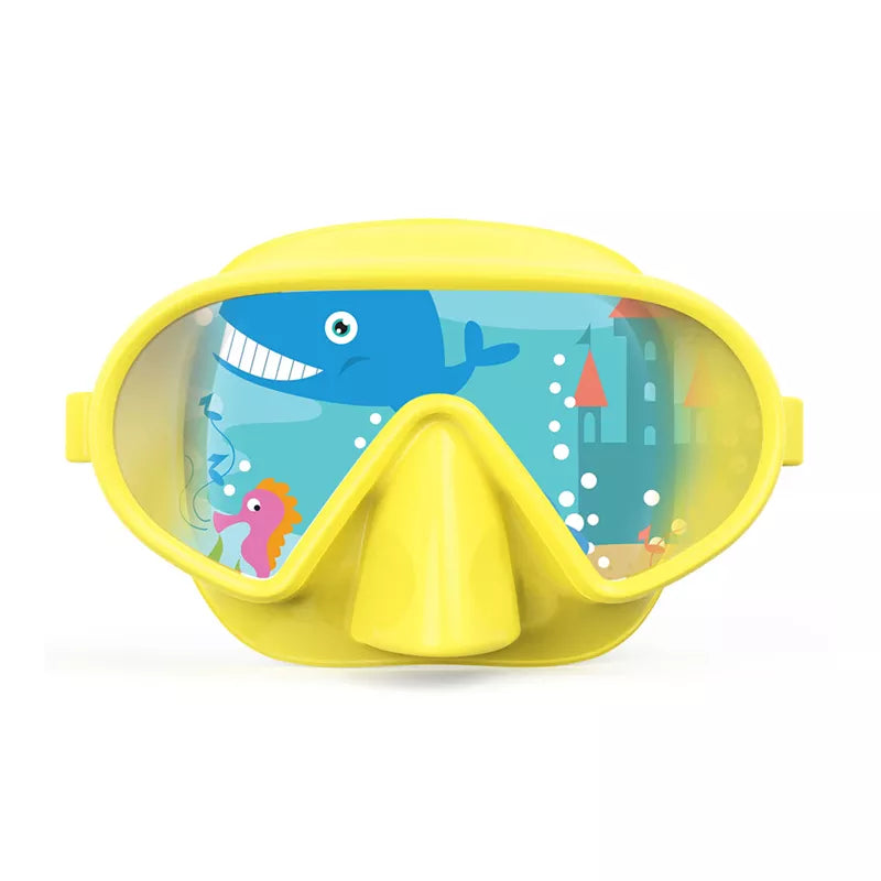 Greatever Yellow Swim Goggles Kids Adults